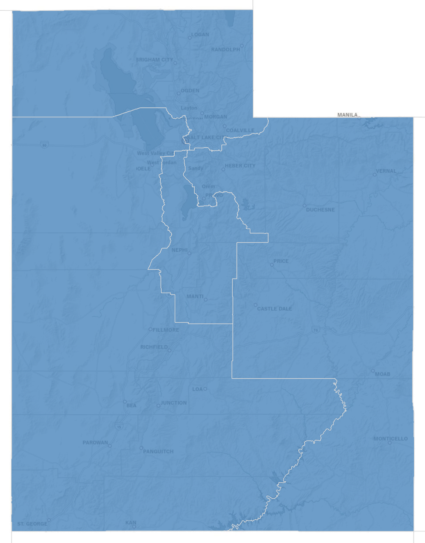 Old legislative map
